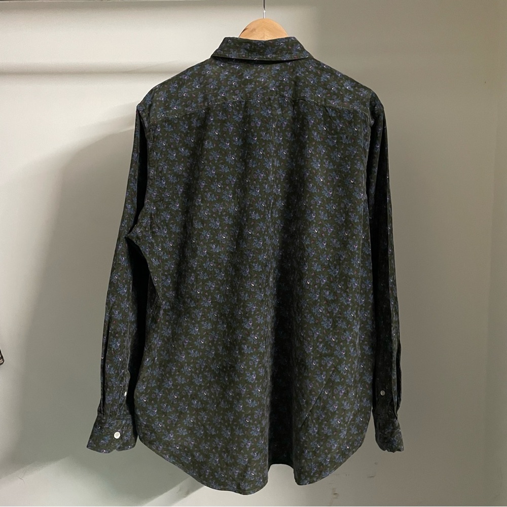 GAP AUTHENTIC RELAX FIT FLORAL PRINT CORDUROY SHIRT FOR MEN’S & WOMEN’S - Picture 5 of 6